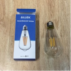 ALLEK Edison Bulb E27 220V ST64 Retro Ampoule Vintage Incandescent Bulb edison Lamp Filament Light Bulb Decor