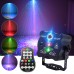 ALLEK Party DJ Disco Light USB Rechargeable RGB LED Strobe Stage Laser Sound Activated Projector Theatrical stage lighting apparatus