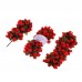 Hicello 144pcs artificial mini rose bud flowers head DIY flower bouquet gift box scrapbooking wedding home party decoration