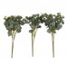 Hicello Artificial Plastic Plants Leaves Green Eucalyptus Branch for Garden Vase Home Christmas Wedding Decoration Faux Fake Flowers