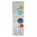 Dophee Cartoon solar system planets Children's wall stickers and murals child kids room home mural removable
