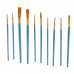 Dophee 10pcs/pack Paint Painters' Brushes Set Painting Art Brush for Acrylic Oil Watercolor Artist Professional Painting Kits