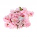 Dophee Silk Artificial Cherry Blossom Vine Hanging Flowers For Wall Decoration Fake Plants Leaves Garland Romantic Wedding Home Decor
