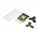 Dophee 50pcs Artificial Green Flower Leaves Artificial plants Garland Wreath Home Decor