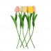 Dophee Tulips Artificial Plants Real Touch Flowers Tulip Bouquet Decor Fake Tulips Flower for Home Wedding Decorations