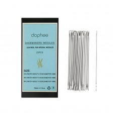 Dophee 25pcs Stainless Steel Hand Shoemakers' Needles For Leather Sewing Stitching Craft DIY Tool