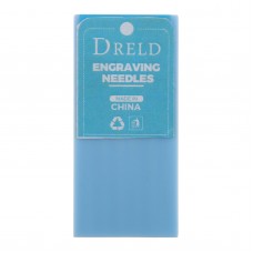 DRELD 6Pcs Dremel Accesories 2.35mm Shank Diamond Grinding Ball Head Steel Engraving Needles For Stone Jade Carving Rotary Tool