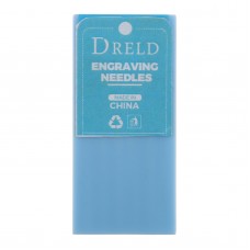 DRELD 6Pcs Dremel Accesories 2.35mm Shank Diamond Grinding Ball Head Steel Engraving Needles For Stone Jade Carving Rotary Tool