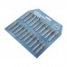 DRELD 20 Pcs Diamond Coated Rotary Die Grinder Points Grinding Burrs Grit 120 Shank 6mm Suitable for Grind Abrading tools