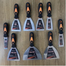 DRELD 9pcs Putty Knife Wallpaper Paint Scraper Filling Set Spreading Tool Decorate Filling