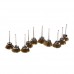 dophee 10Pcs 25mm Brass Wire Cup Bowl Wheel Brush 1/8" Shank for Die Grinder Rotary Tool