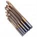 dophee 6Pcs 3-8mm HSS Steel Drill & Saw Bit Set Cutting Carpenter Metal Woodworking Tool