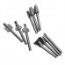 dophee 10Pcs 1/8" 3mm Shank HSS Router Bits for Dremel Woodworking Drill Rotary Tool Set
