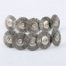 dophee 10Pcs 22mm Stainless Wire Wheel Die Grinder Brushes Rotary Polishing Tool for Dremel