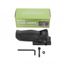 Gohantee Ultralight Folding Vertical Forward Foregrip Rifle Hand Grip Screw down Clamp locking