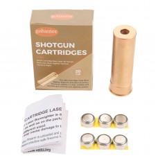 Gohantee 20GA Cartridge Red Laser 20 Gauge Red Laser Bore Sighter Tactical Hunting Sight