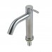 Mgoodoo Bathroom Faucet Single Cold Sink Faucet Water Sink Mixer Tap Stainless Steel Bathroom Counter Basin Faucet Lavatory Sink Tap