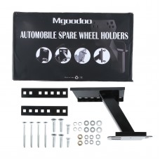 Mgoodoo Heavy Duty Automobile Trailer Spare Tire Wheel Mount Holder Carrier for 4 & 5 lugs