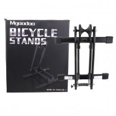 Mgoodoo Aluminum alloy bicycle folding parking rack Stand Mountain bike portable display rack single and double wall plug-in L-shaped bracket