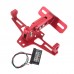 Mgoodoo Turn Signal Light Bracket CNC Aluminum Adjustable with LED Light Motorcycle License Number Plate Holder Frame