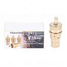 Mgoodoo Universal Offroad Brass Tire Deflators Kit Automatic 6-30psi Tire Pressure Relief Valve Deflators