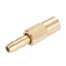 Mgoodoo 1PC Car Tire Clamp Joint Connector Adapter Car 6mm Brass Tire Valve Joint Inflator Pump Valve