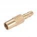 Mgoodoo 1PC Car Tire Clamp Joint Connector Adapter Car 6mm Brass Tire Valve Joint Inflator Pump Valve