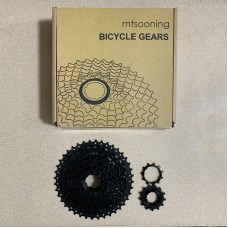 Mtsooning Bicycle Freewheel Bicycle Gears Cool Black 8S MTB Cassette 8 Speed 40T Flywheel Bicycle Accessories
