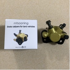 Mtsooning Front Brake Caliper Master Cylinder with Pad 50 ATV Quad Go Kart Buggy 50cc