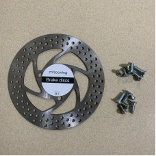 Mtsooning 220mm Brake Disc Motorcycle 3 Hole Stainless steel Front Rear Disc Rotor Disks Scooter Sport bike Dirt bike ATV Pitbike