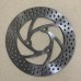 Mtsooning 220mm Brake Disc Motorcycle 3 Hole Stainless steel Front Rear Disc Rotor Disks Scooter Sport bike Dirt bike ATV Pitbike