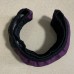 Mtsooning Leather Car Steering Wheel Cover Anti-slip Protector Accessories Purple & Black