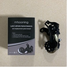Mtsooning TY300 6/7/8 Speed Rear Mech Derailleur Transmission Eye Rear Dial Bike Governor Black
