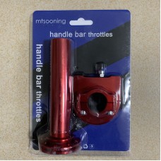 Mtsooning 7/8" Motorcycle CNC Hand Grips Handle Bar Throttle Tube For Honda CBR900RR 1996 1995 2004