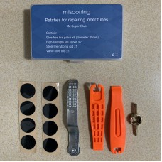 Mtsooning Tire Repair Kit Tool Set Tire Patch Inner Tube Patching Tyre Filler Cold Patch Sealant Portable Fix Tirefit