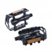 Petchor 1Pair Ultralight Bike Bicycle Pedals MTB Bike Part Pedal Cycling Aluminum Alloy Hollow Flat Cage Pedals Bicycle Part