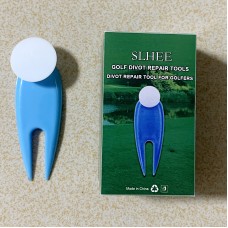 SLHEE Golf Plastic Divot Repair Tools Divot repair tool for golfers Golf Ball Score Marker Fork