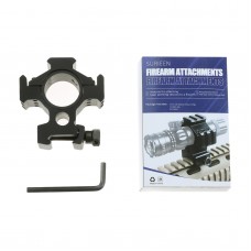 SURIEEN QD Tri-Rail 3 Sides 25.4/30mm Ring Weaver Scope Rail Mount fit 20mm for attaching laser pointing devices to rifle
