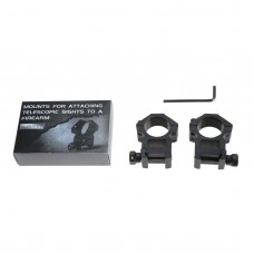 SURIEEN 1" Riflescope Mount Ring 20mm Dovetail Rail Medium Profile for Rifle Scope Hunting