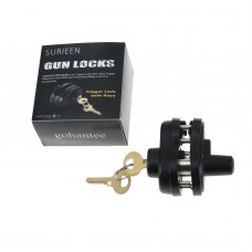 SURIEEN Univerals Gun Trigger Lock Zinc Alloy Trigger Password Lock Rifle Key Protecting Safety Lock Gun Accessories