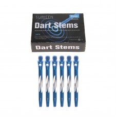 SURIEEN 6PCS 45mm Aluminium Blue Dart Stems Darts Shafts 2BA Darts Accessories