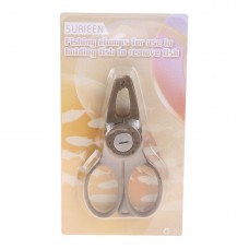 SURIEEN Fishing Tackle Fish Lip Stainless Steel Control Scissor Snip Fishing Grip Set Nipper Pincer Parts Tools Clip Clamp Cutter Plier