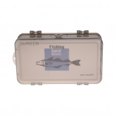 SURIEEN Double Sided Fishing Lure Boxes Tackle Box Lure Hook Fishing Bait Storage Box Multi-function Fish Accessories Storage