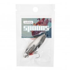SURIEEN 1Pcs Silver 10g Metal VIB Fishing Lures Strong Vivid Vibrations Spoon Lure Fishing Bait Bass Artificial Hard Bait