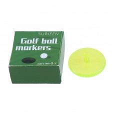 SURIEEN crystal Plastic Golf Ball markers Position Markers Diameter 24mm Golf Ball Maker Base Accessories Transparent Plastic mark