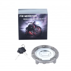 HZ-MONSTAR Motorcycle Fuel Tank Gas Cap Cover Lock Key For Yamaha YZF R6S 2004 2005 2006 07