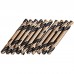 DRELD 10pcs Double Head Twist Drill Bit HSS Auger Bit Hand Electric Drill Tool OD 5.2mm Aluminium Alloy Cast Iron Wood Punching Hole