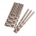 DRELD 10PCS Hand Tool Drills 3MM HSSCO Twist Drill Bits Machine HSS Cobalt 5% M35 DIN338 Fully Grounded for Stainless Steel