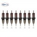 Tefromte 10pcs 1RL Disposable Cartridge Tattoo Needles Liner Shader Makeup Eyebrow Tattoo Pen Machine Supply