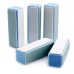 DRELD 5Pcs 4 Way Nail Buffer Blocks Polishing Finger Tips Block Nail File Polishers 1000/7000 HQ